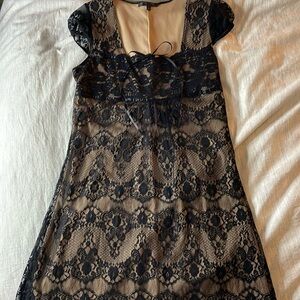 M ❤️ M nude and lace dress